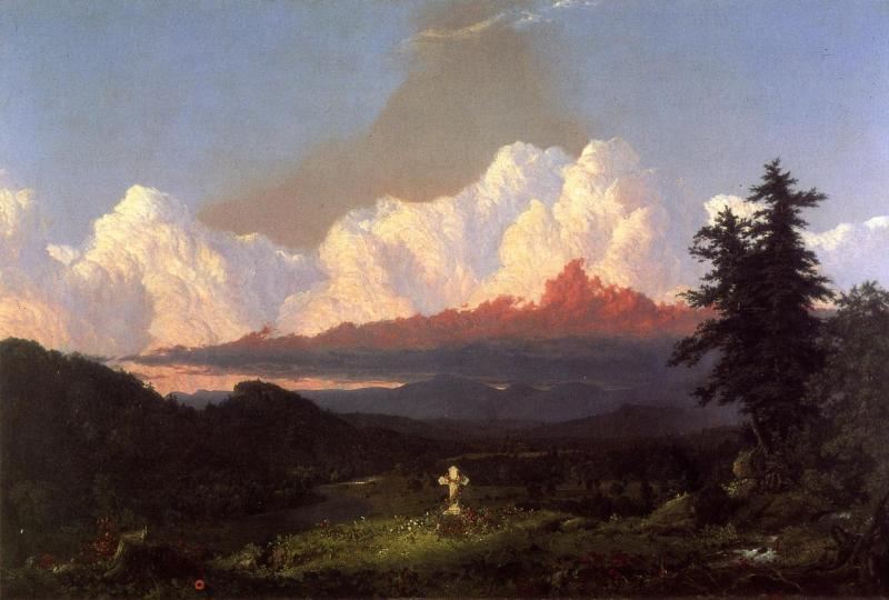 Frederic Edwin Church To the Memory of Cole Sweden oil painting art